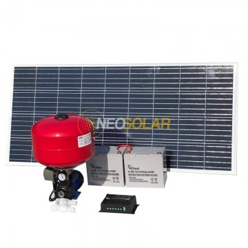 Kit Energia Solar Bomba de Agua Elevadora Centrifuga 24v DC Hidropack