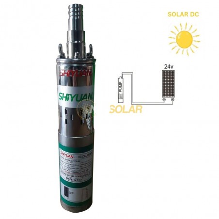 Bomba Pozo Profundo 40 Mts 250W 24V DC