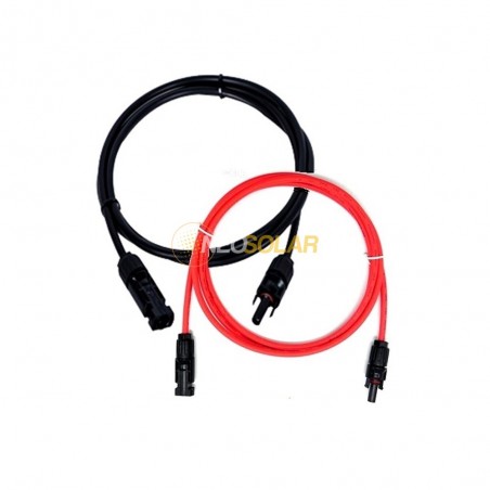 Cable Solar Certificado MC4 6mm2 70ah 2x6 mts
