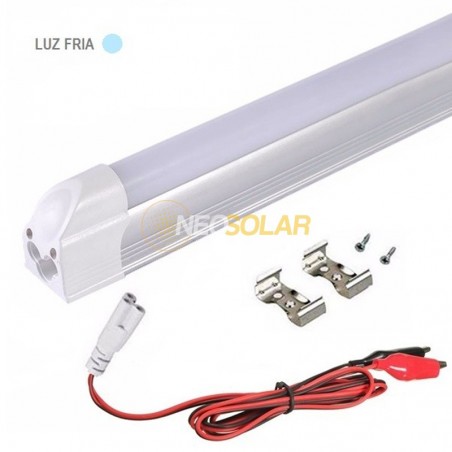 Tubo Fluorecente LED 10W 12V 0.6M Luz Fria