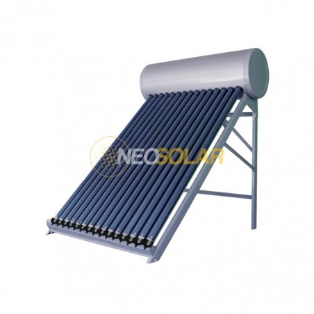 Calentador de Agua Solar Presurizado Heat Pipe 150L 15 Tubos