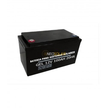 Bateria Solar Ciclo Profundo 100ah 12v GEL Marca LEFMAN