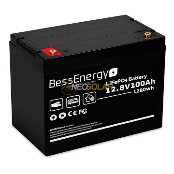 Bateria Litio BessEnergy 12.8V – 100Ah
